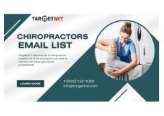 In what ways will the chiropractor email list benefit the healthcare industry?