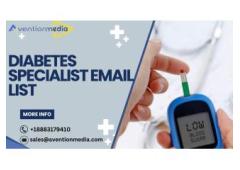 How can a diabetes specialist email list benefit healthcare businesses?