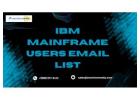 Where Can You Access an IBM Mainframe Users Email List?