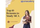 Best Reasons To Study MCA