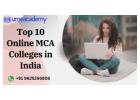 Online MCA Courses In India